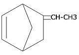 乙叉降冰片烯(ENB)分子结构